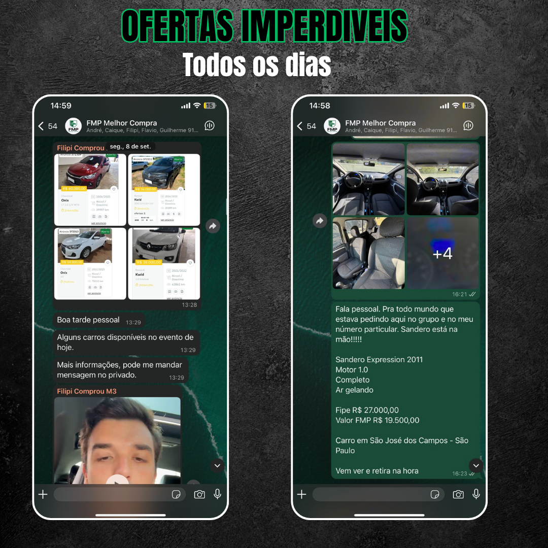 Ofertas imperdíveis todos os dias no WhatsApp